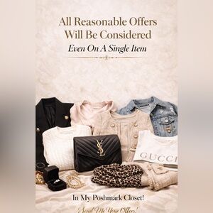 Make a reasonable offer on any item or bundle. Selling due to weight loss.